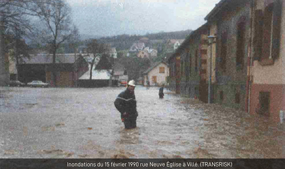 Photo inondation villé