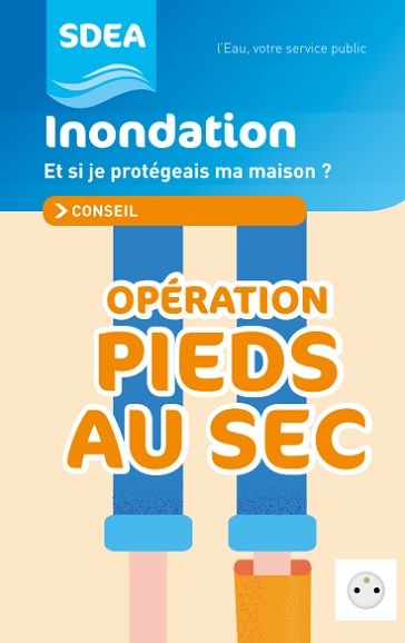 plaquette operation pieds au sec inondation