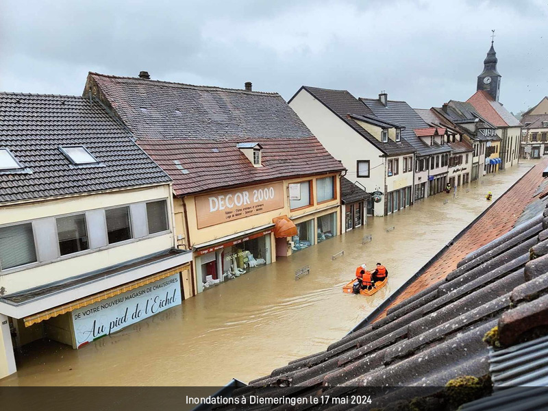 Photo inondation Diemeringen 2024